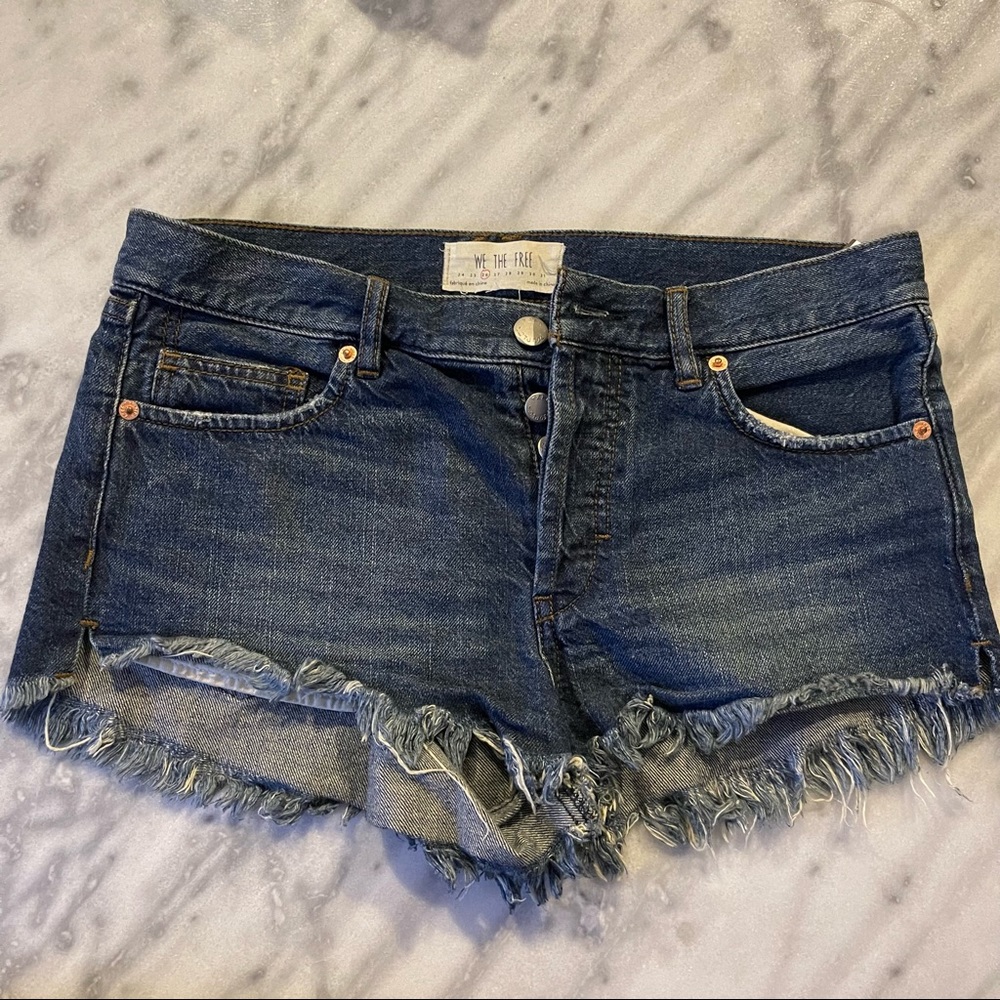 Free People Soft & Relaxed Cut Off Shorts